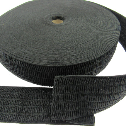 Soft Comfortable Waspie Waistband Elastic for Nurses Belts or Pyjamas 50mm Wide - ThreadandTrimmings