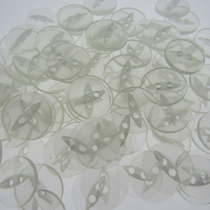 Round Fish Eye Buttons - XL Size 36 (23mm - 29/32") Sew Through Cardigan Buttons - ThreadandTrimmings