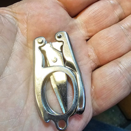 Mini Micro Folding Scissors for Key Rings or Pocket 3 Inch (7cm) - ThreadandTrimmings