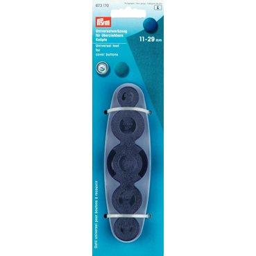 Plastic Self Cover Buttons Prym Hang Sell Cards -11mm 15mm 19mm 22mm 29mm - ThreadandTrimmings
