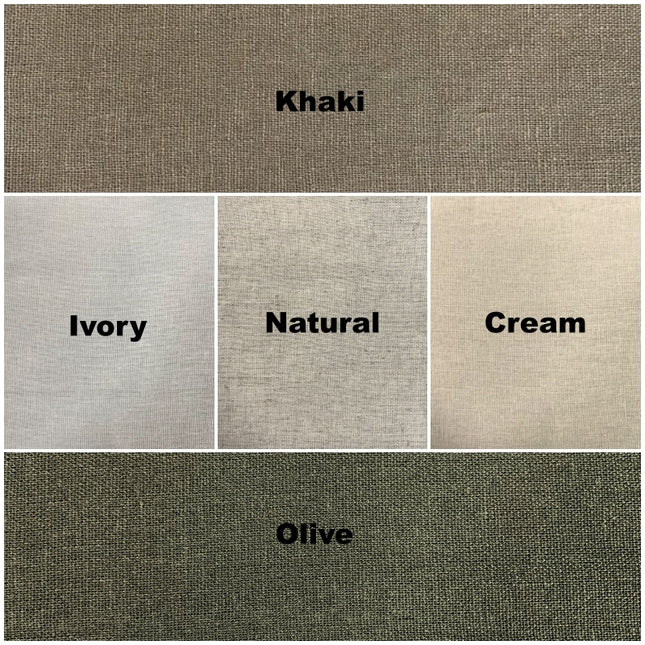 Linen Rayon Blend Fabric Jinkie Cloth Ideal for Dressmaking 54" 138cm Wide - ThreadandTrimmings