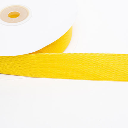 Bright Flat Woven Elastic 25mm Wide 21 Bright Colours & 5 Lengths Available - ThreadandTrimmings