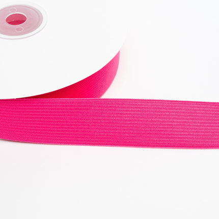 Bright Flat Woven Elastic 25mm Wide 21 Bright Colours & 5 Lengths Available - ThreadandTrimmings