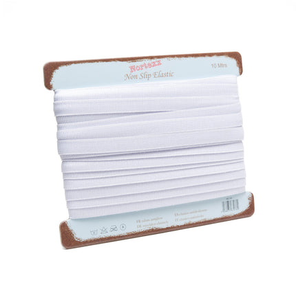 Non Slip Garment Elastic with Silicon Grip for BRA & LINGERIE SOLUTIONS 10mm - ThreadandTrimmings