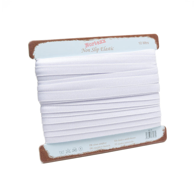 Non Slip Garment Elastic with Silicon Grip for BRA & LINGERIE SOLUTIONS 10mm - ThreadandTrimmings