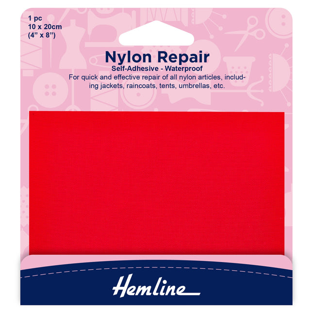 Waterproof Patches Self Adhesive Nylon Repair Patch - 10cm x 20cm - Hemline H689 - ThreadandTrimmings
