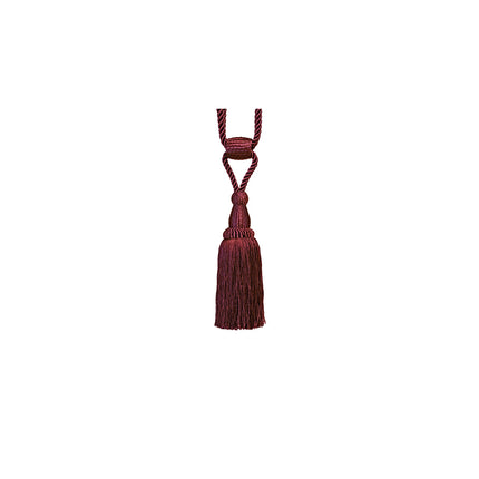 Tassel Curtain Tiebacks with Twisted Cord & Barrel by Jones Interiors - ThreadandTrimmings