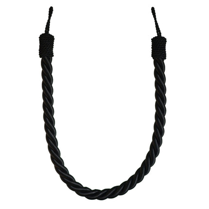 Reef Rope Curtain Tiebacks with Twisted End Caps by Jones Interiors - ThreadandTrimmings