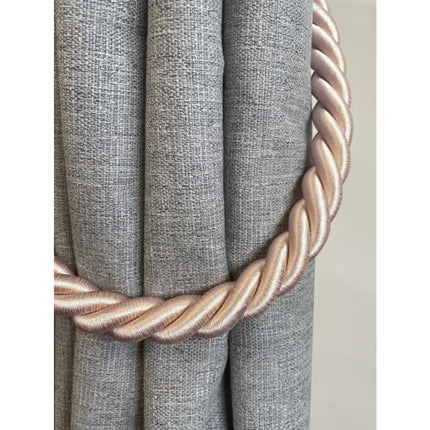 Reef Rope Curtain Tiebacks with Twisted End Caps by Jones Interiors - ThreadandTrimmings