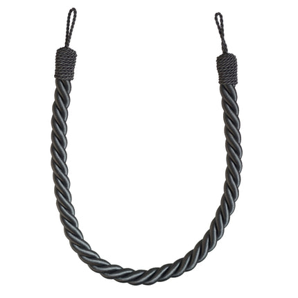 Reef Rope Curtain Tiebacks with Twisted End Caps by Jones Interiors - ThreadandTrimmings