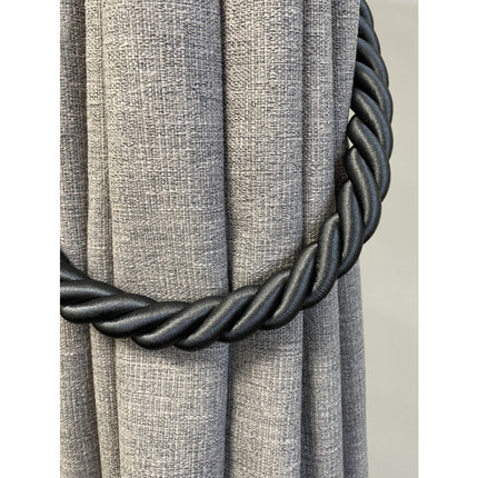Reef Rope Curtain Tiebacks with Twisted End Caps by Jones Interiors - ThreadandTrimmings