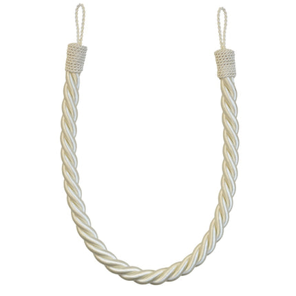 Reef Rope Curtain Tiebacks with Twisted End Caps by Jones Interiors - ThreadandTrimmings