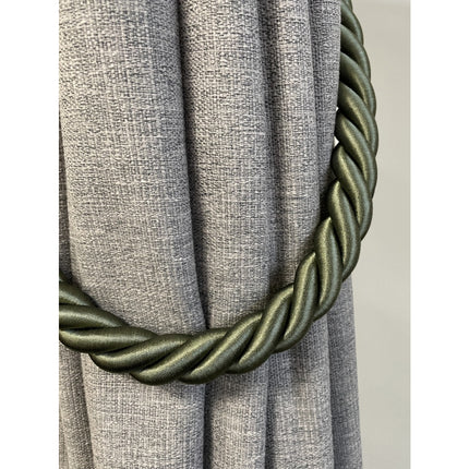 Reef Rope Curtain Tiebacks with Twisted End Caps by Jones Interiors - ThreadandTrimmings