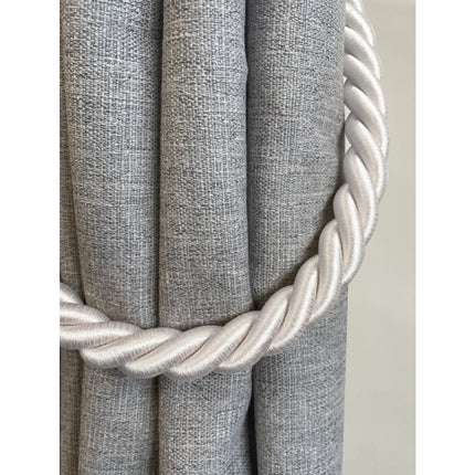 Reef Rope Curtain Tiebacks with Twisted End Caps by Jones Interiors - ThreadandTrimmings