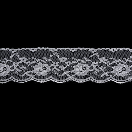 Flat Nylon Lace Trimming Antique White – 9 Widths & Patterns – 5m Lengths - ThreadandTrimmings