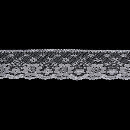 Flat Nylon Lace Trimming Antique White – 9 Widths & Patterns – 5m Lengths - ThreadandTrimmings