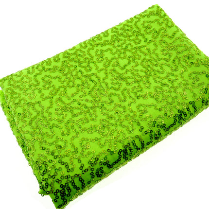 Sequin Dancewear Stretch Fabric Polyester/Spandex  58 Inch Wide  310 GSM - ThreadandTrimmings