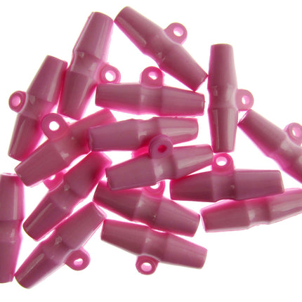 Duffle Coat Toggle Barrel Buttons with Shank 38mm Plastic Choose Col & Qty CT153 - ThreadandTrimmings