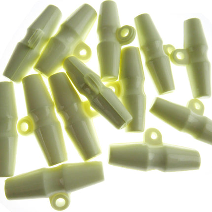 Duffle Coat Toggle Barrel Buttons with Shank 38mm Plastic Choose Col & Qty CT153 - ThreadandTrimmings