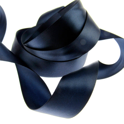Double Sided Satin Ribbon Woven Edge - 7mm - Choice of 27 Colours, 5m, 50m - ThreadandTrimmings