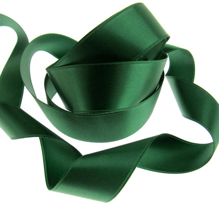 Double Sided Satin Polyester Ribbon Woven Edge 10mm - Choice of 27 Colours - ThreadandTrimmings