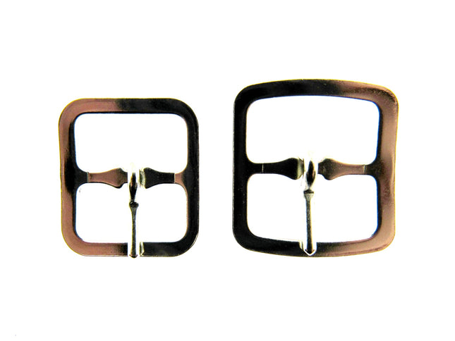 Pair of Silver Shoe or Kilt Buckles 16mm or 19mm - Pick Size & Quantity CX73