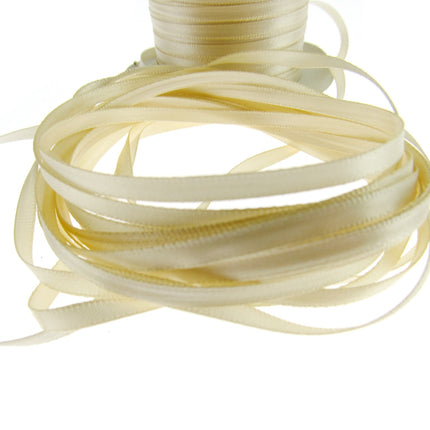 Thin Satin Ribbon - 10 Meter Lengths - Big Colour Range -3mm Double Faced Ribbon - ThreadandTrimmings