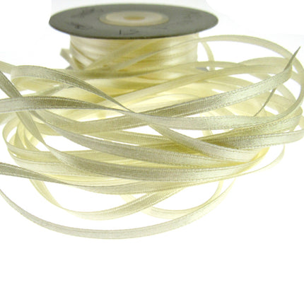 Thin Satin Ribbon - 10 Meter Lengths - Big Colour Range -3mm Double Faced Ribbon - ThreadandTrimmings