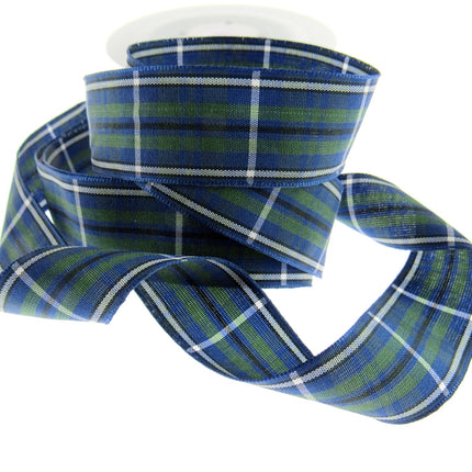 Scottish Tartan Ribbon Black Watch, Cameron, Buchanan, Mackenzie, Dress Stuart - ThreadandTrimmings