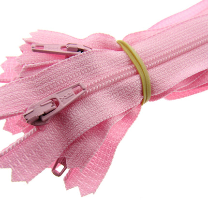 YKK Nylon Closed End Zips Pack Size 5 Zips 4" 5 " 6" 7" - ThreadandTrimmings