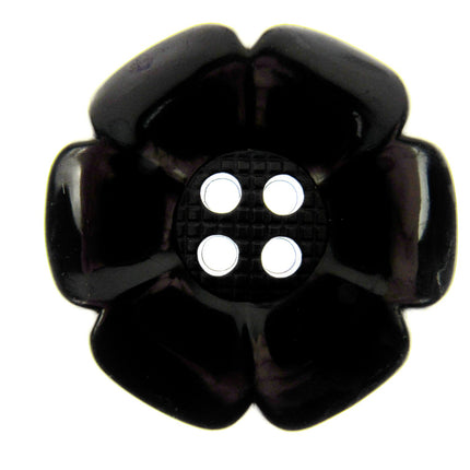 Extra Large  Flower Buttons Daisy Clown Buttons 65mm 3pcs 4 Hole CN77 - ThreadandTrimmings