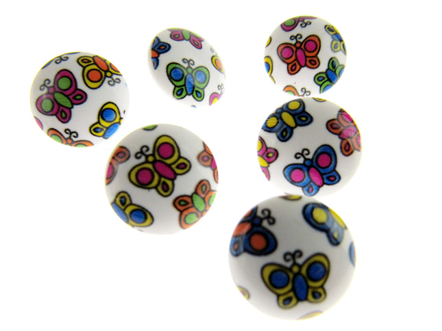 Round Childrens Printed Character Shank Buttons on White Shank by Wonder Buttons - ThreadandTrimmings