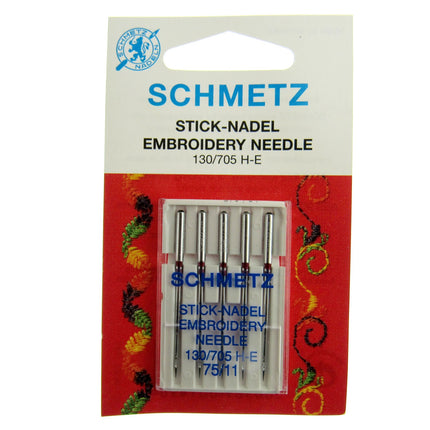 Embroidery Sewing Machine Needles by Schmetz 75 / 90 - Regular and Titanium - ThreadandTrimmings