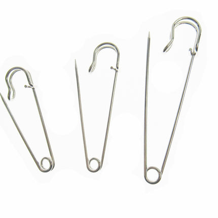Kilt Pins Nickel Plated Steel 144 pcs Available in 3 sizes 63mm, 75mm & 100mm