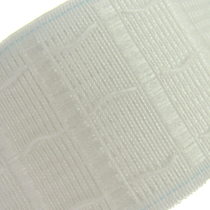 Curtain Heading Pencil Pleat Tape HOOK & LOOP Compatible 75mm (3") Wide White - ThreadandTrimmings