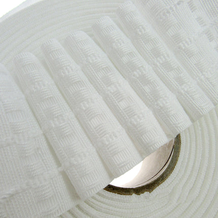 Multi Pocket Curtain Header Pencil Pleat Tape White 75mm 3 Inch Wide - ThreadandTrimmings