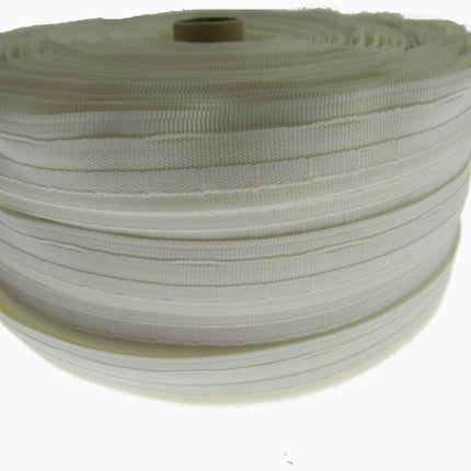 Roman Blind SIDE ENTRY Tubular Tape 19mm 3/4 Inch Wide Cream RB0191-100 - ThreadandTrimmings