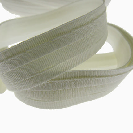 Roman Blind SIDE ENTRY Tubular Tape 19mm 3/4 Inch Wide Cream RB0191-100 - ThreadandTrimmings