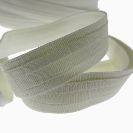Roman Blind SIDE ENTRY Tubular Tape 19mm 3/4 Inch Wide Cream RB0191-100 - ThreadandTrimmings