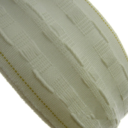 Curtain Header Pencil Pleat Tape Gold Line High Weft Density 75mm 3 Inch Wide - ThreadandTrimmings