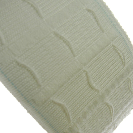 Curtain Heading Pencil Pleat Tape HOOK & LOOP Compatible 75mm (3") Wide White - ThreadandTrimmings