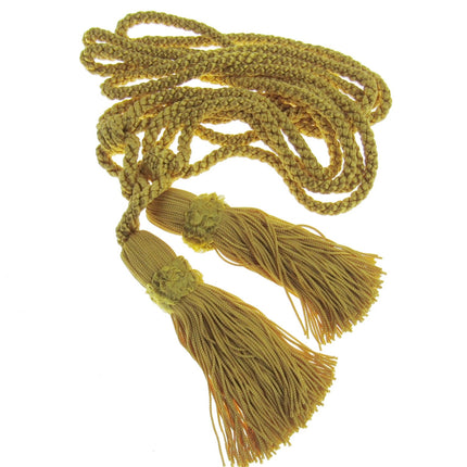 Pair Curtain Tie Backs Twisted Braid Rope with 11cm Tassel 2 Tiebacks 10 Colours - ThreadandTrimmings