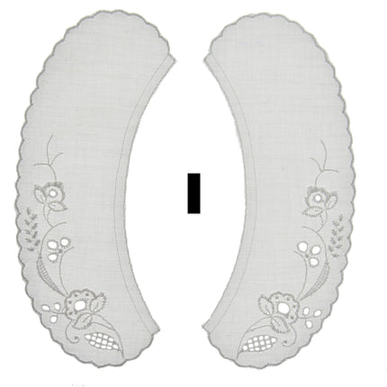 Broderie Anglaise Lace Collars – 9 Styles White & Cream Detachable Vintage - ThreadandTrimmings