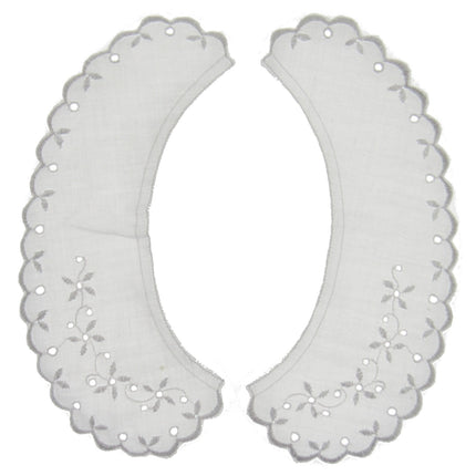 Broderie Anglaise Lace Collars – 9 Styles White & Cream Detachable Vintage - ThreadandTrimmings