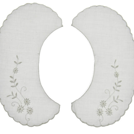 Broderie Anglaise Lace Collars – 9 Styles White & Cream Detachable Vintage - ThreadandTrimmings
