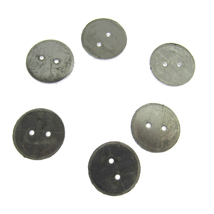 Heavy Curtain Lead Pennyweights Sew In Hem Weights Round & Oblong Packs 5 or 10 - ThreadandTrimmings