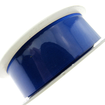 Satin Ribbon with Woven Edge - Single Sided -25mm - Satin Ribbon - 20 Meter Roll