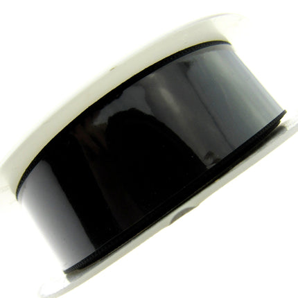 Satin Ribbon with Woven Edge - Single Sided -25mm - Satin Ribbon - 20 Meter Roll