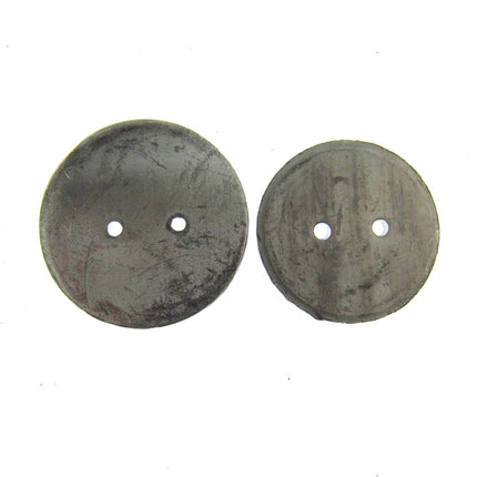 Heavy Curtain Lead Pennyweights Sew In Hem Weights Round & Oblong Packs 5 or 10 - ThreadandTrimmings