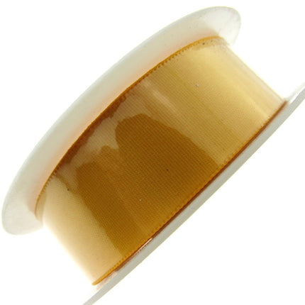 Satin Ribbon with Woven Edge - Single Sided -25mm - Satin Ribbon - 20 Meter Roll